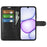 For Realme C100 5G Case Wallet Stand Litchi Texture Shockproof Leather Phone Cover - Black - 2