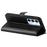 For Realme C100 5G Case Wallet Stand Litchi Texture Shockproof Leather Phone Cover - Black - 4