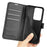 For Realme C100 5G Case Wallet Stand Litchi Texture Shockproof Leather Phone Cover - Black - 5