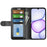 For Realme C100 5G Case Crazy Horse Texture Stand Leather Phone Cover - Black - 2