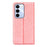 For Realme C100 5G Case Skin Touch Leather Wallet Phone Cover - Pink - 7
