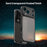 For iPhone 18 Pro Max  /  17 Pro Max Case Skin Touch Matte Anti Drop TPU PC Phone Back Cover - Black - 4