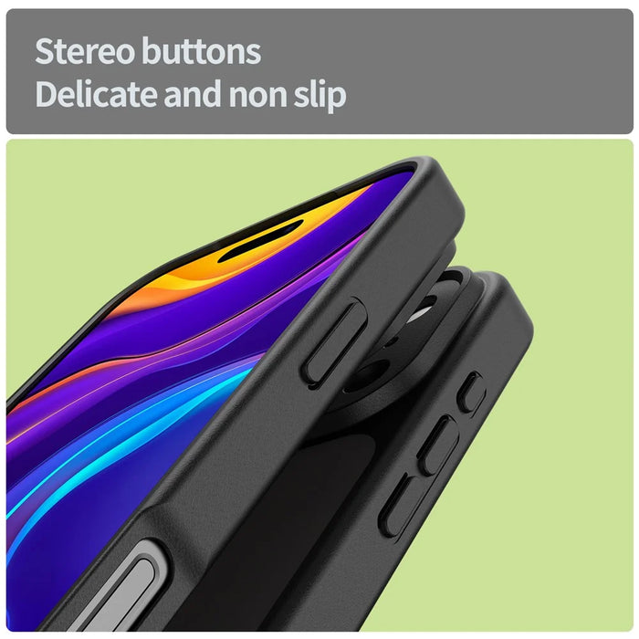 For iPhone 18 Pro  /  17 Pro Case Skin Touch Matte Anti Drop TPU PC Phone Back Cover - Black - 5
