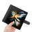 For Samsung Galaxy Z Fold4 5G Case Wallet Stand Litchi Texture Shockproof Leather Phone Cover - Black - 4