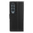 For Samsung Galaxy Z Fold4 5G Case Wallet Stand Litchi Texture Shockproof Leather Phone Cover - Black - 7