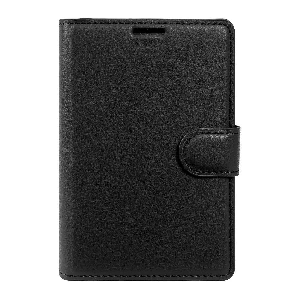 For Samsung Galaxy Z Fold8 Case Wallet Stand Litchi Texture Shockproof Leather Phone Cover - Black - 7