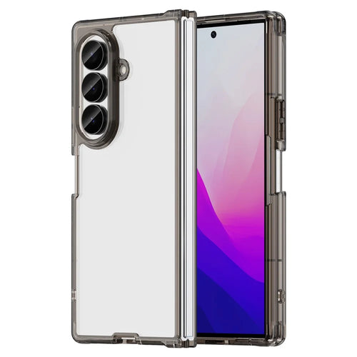 For Samsung Galaxy Z Fold8 Ultra Case TPU + Acrylic Phone Back Cover Anti Yellowing - Black - 1