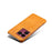 For Sony Xperia 1 VIII Case Calf Texture PU Leather Coated PC Phone Cover - Orange - 3