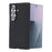 For Samsung Galaxy Z Fold7 5G Case Hinge Protection PU Leather + PC Scratch Resistant Phone Cover - Black - 2