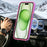 For iPhone 15 Magnetic Case Color Blocking PC + TPU Anti-Fingerprint Phone Cover - Pink - 5