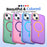 For iPhone 15 Magnetic Case Color Blocking PC + TPU Anti-Fingerprint Phone Cover - Pink - 6