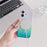 For iPhone 16 Magnetic Case AI Touch Button Gradient Color TPU Phone Cover - Blue - 2