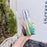 For iPhone 16 Magnetic Case AI Touch Button Gradient Color TPU Phone Cover - Blue - 4