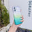 For iPhone 17 Magnetic Case AI Touch Button Gradient Color TPU Phone Cover - Blue - 1
