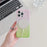 For iPhone 16 Pro Magnetic Case AI Touch Button Gradient Color TPU Phone Cover - Green - 2