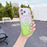 For iPhone 18 Pro / 17 Pro Magnetic Case AI Touch Button Gradient Color TPU Phone Cover - Green - 1