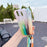 For iPhone 18 Pro / 17 Pro Magnetic Case with Hand Strap AI Touch Button Gradient Color TPU Phone Cover - Green - 5