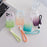 For iPhone 18 Pro / 17 Pro Magnetic Case with Hand Strap AI Touch Button Gradient Color TPU Phone Cover - Green - 7