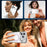 For iPhone 17 Pro Magnetic Case Airbag Corner Shockproof Ripple TPU Phone Cover - Pink - 7