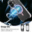 For iPhone 17 Magnetic Case Airbag Corner Shockproof Ripple TPU Phone Cover - Pink - 2