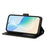 For Realme 16T 5G Case 4 Card Slots Wallet Stand PU Leather Phone Cover with Wrist Strap - Black - 4
