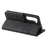 For Samsung Galaxy S23+ Splicing Stitching PU Leather Stand Case Magnetic Clasp Phone Wallet Cover - Black - 4