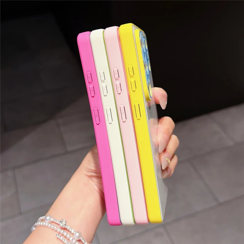 For Samsung Galaxy S24 Ultra Case Contrast Color PC + TPU Phone Cover - Yellow  /  White  /  Blue - 5