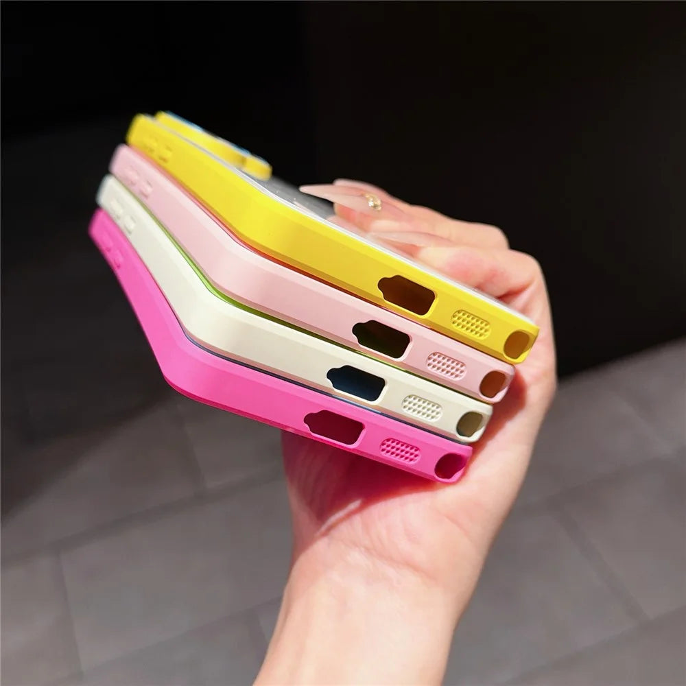 For Samsung Galaxy S26 Ultra Case Contrast Color PC + TPU Phone Cover - Yellow  /  White  /  Blue - 6