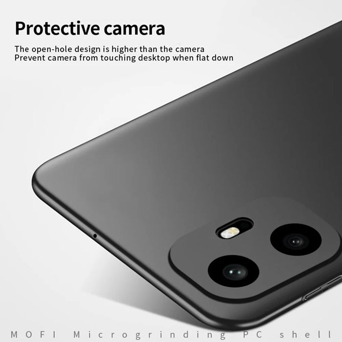 MOFI for OnePlus 15T 5G Phone Case  Shield Matte Series Ultra Slim PC Protective Cover - Black - 2