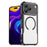 For iPhone 18 Pro Max  /  17 Pro Max Case Magnetic Case Hybrid Phone Cover Carbon Fiber - Black - 1