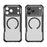 For iPhone 18 Pro  /  17 Pro Case Magnetic Case Hybrid Phone Cover Carbon Fiber - Black - 2