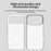 For iPhone 18 Pro Max / 17 Pro Max Magnetic Case PC + TPU + PET Air Cushion Shockproof Phone Cover - White - 4