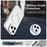 For iPhone 16 Pro Magnetic Case PC + TPU + PET Air Cushion Shockproof Phone Cover - White - 2