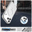 For iPhone 18 Pro / 17 Pro Magnetic Case PC + TPU + PET Air Cushion Shockproof Phone Cover - White - 2