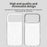 For iPhone 18 Pro / 17 Pro Magnetic Case PC + TPU + PET Air Cushion Shockproof Phone Cover - White - 4