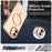 For iPhone 16 Magnetic Case PC + TPU + PET Air Cushion Shockproof Phone Cover - Orange - 2