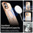 For iPhone 16 Magnetic Case PC + TPU + PET Air Cushion Shockproof Phone Cover - Orange - 3