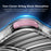 For iPhone 16 Pro Max Magnetic Case Airbag Corner Shockproof Ripple TPU Phone Cover - Pink - 6