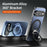 For Google Pixel 11 Case Magnetic Rotating Kickstand TPU Phone Cover with Full Lens Protection - Blue - 6