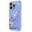 For iPhone 13 Pro Case Butterfly Floral Pattern Printing TPU Phone Back Cover - Violets - 2