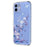 For iPhone 12 mini Case Butterfly Floral Pattern Printing TPU Phone Back Cover - Violets - 2