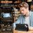For iPhone 15 Plus Leather Wallet Case Magnetic Closure RFID Blocking Phone Cover - Black - 2