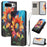 For Realme 16 5G Wallet Case Pattern Printing PU Leather Phone Cover with Lanyard - Sunflower - 2