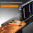 For iPhone 17 Pro Magnetic Case Full Lens Coverage Electroplated TPU Shockproof Phone Cover - Orange - 4