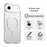 For iPhone Air Magnetic Case PC + TPU + PET Air Cushion Shockproof Phone Cover - White - 6