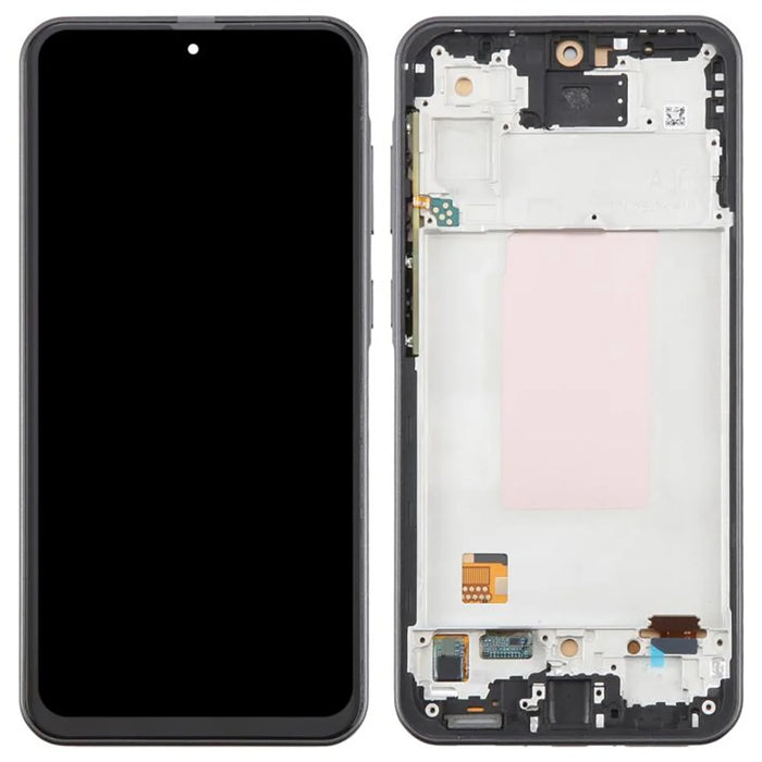 For Samsung Galaxy A36 5G A366 Grade C LCD Screen and Digitizer Assembly + Frame Replacement Part (TFT Technology) (without Logo) - Black - 1