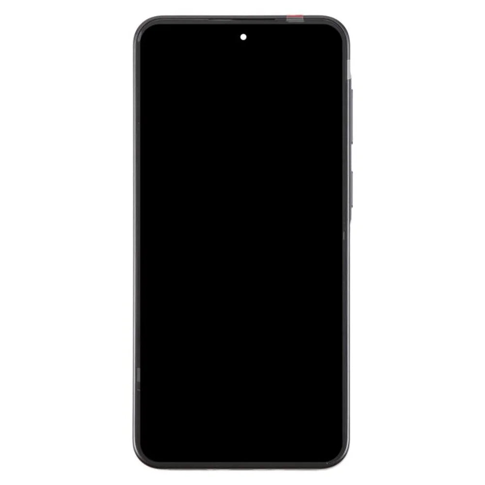 For Samsung Galaxy A37 5G A376 OEM Grade S AMOLED Screen and Digitizer Assembly + Frame (without Logo) - Black - 2
