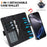 For Google Pixel 11 Pro XL Magnetic Case Detachable 2 in 1 Leather Wallet Phone Cover - Black - 3