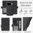 For Google Pixel 11 Pro XL Magnetic Case Detachable 2 in 1 Leather Wallet Phone Cover - Black - 5