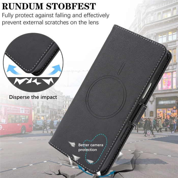 For Google Pixel 11 Pro XL Magnetic Case Detachable 2 in 1 Leather Wallet Phone Cover - Black - 6